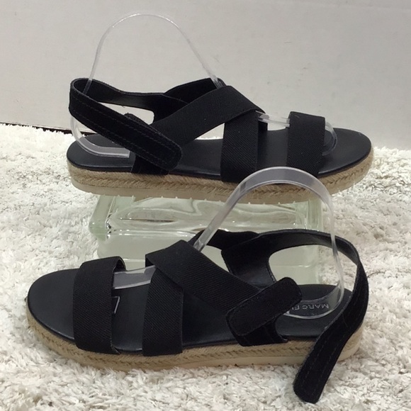 Marc Fisher Nalan black espadrille sandals - Picture 6 of 13